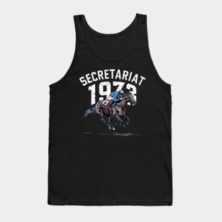 Secretariat 1973 Horse Racing Secretariat Horse 1973 Tank Top